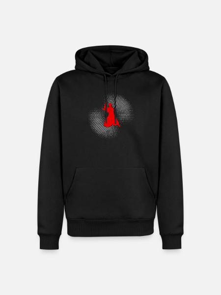 Aikido - Männer Premium Bio Hoodie - Schwarz