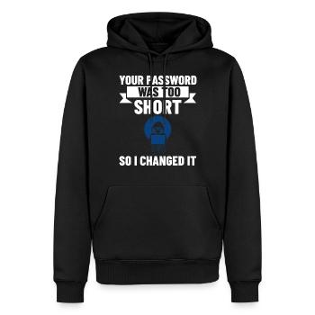 Passwort Hacker Sicherheit Computer Hacking - Männer Premium Bio Hoodie - Schwarz - Vorne - Nico (187cm)