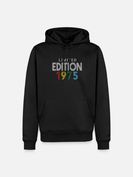 Limited Edition 1975 - Men’s Premium Organic Hoodie - black