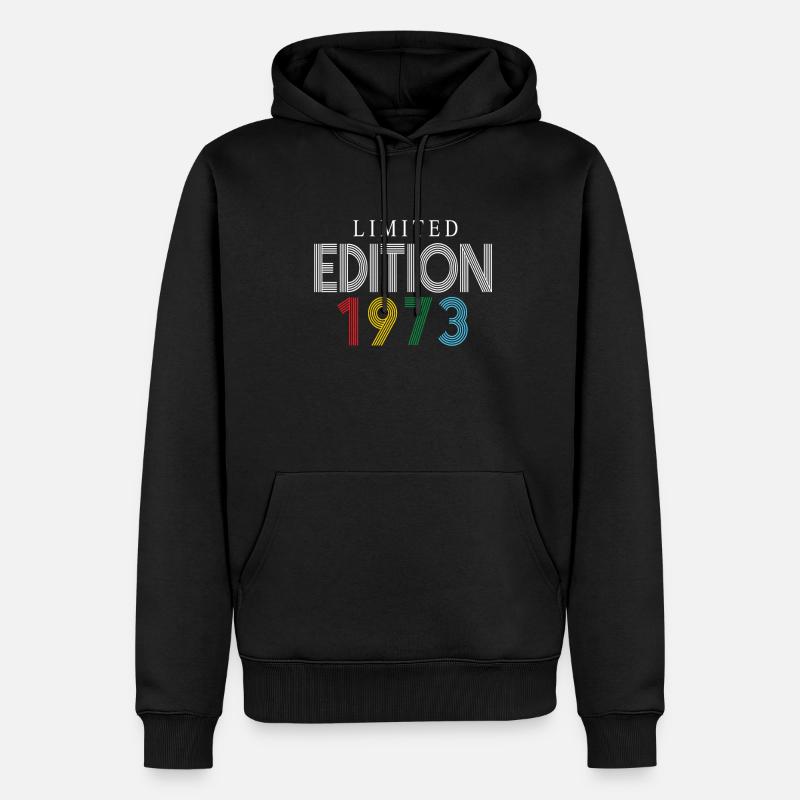 Édition limitée 1973 - Sweat à capuche Premium bio Homme - noir