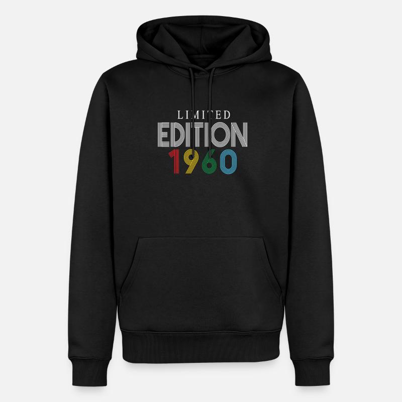 Édition limitée 1960 - Sweat à capuche Premium bio Homme - noir