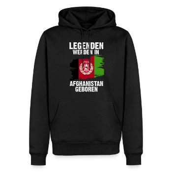 Afghanistan Afghane Afghanisches - Männer Premium Bio Hoodie - Schwarz - Vorne - Nico (187cm)