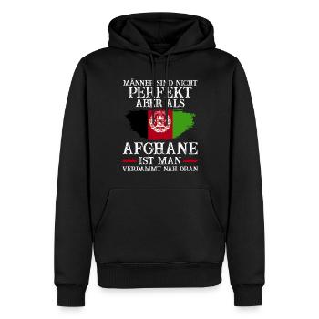 Afghanistan Afghane Afghanisches - Männer Premium Bio Hoodie - Schwarz - Vorne - Nico (187cm)