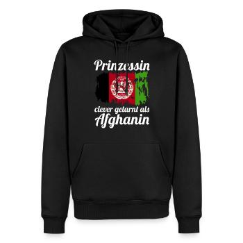 Prinzessin Afghane Afghanisches Afghanistan - Männer Premium Bio Hoodie - Schwarz - Vorne - Nico (187cm)
