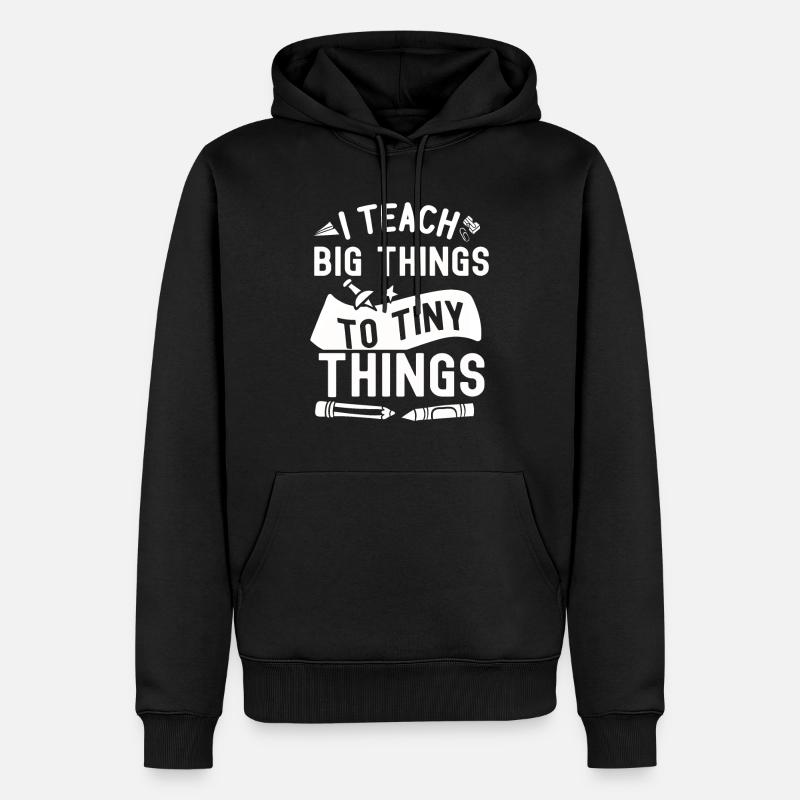 Enseignant - Sweat à capuche Premium bio Homme - noir