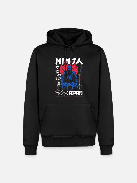 Ninja 5th Birthday - Men’s Premium Organic Hoodie - black