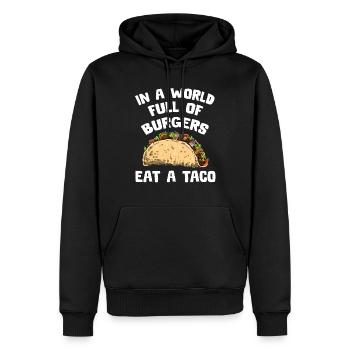 Taco Tshirt Tuesday Mexiko Cinco De Mayo - Männer Premium Bio Hoodie - Schwarz - Vorne - Nico (187cm)
