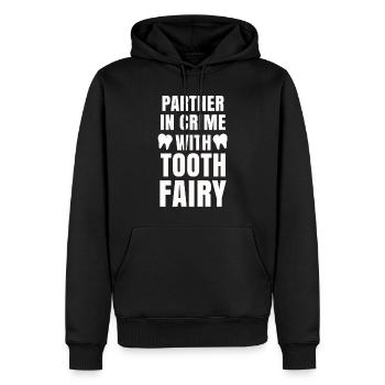 Dentist Toothpaste Toothbrush Kiefer Doc Dentist - Men’s Premium Organic Hoodie - black - Front - Nico (187cm)