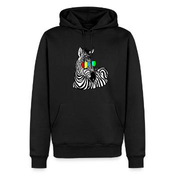 Autisme autiste Journée de sensibilisation à l’autisme L’enfant Asperger - Sweat à capuche Premium bio Homme - noir - Devant - Nico (187cm)