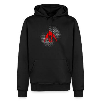 wrestling - Männer Premium Bio Hoodie - Schwarz - Vorne - Nico (187cm)