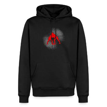 wrestling - Männer Premium Bio Hoodie - Schwarz - Vorne - Nico (187cm)