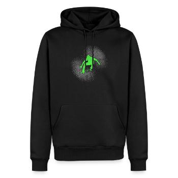 Skateboarding - Männer Premium Bio Hoodie - Schwarz - Vorne - Nico (187cm)