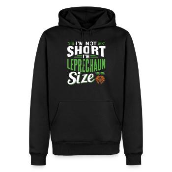 Ich Bin Nicht Klein Ich Habe Kobold Größe Ire - Männer Premium Bio Hoodie - Schwarz - Vorne - Nico (187cm)