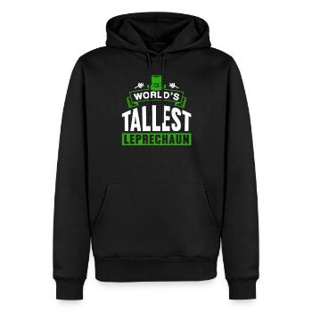 The largest leprechaun in the world Irish Irish Leprechaun - Men’s Premium Organic Hoodie - black - Front - Nico (187cm)