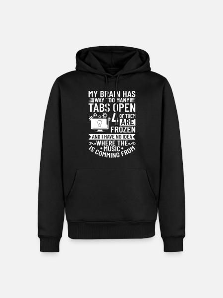 Software Development Software Developer Developer - Men’s Premium Organic Hoodie - black