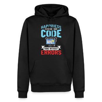 Software Development Software Developer Developer - Men’s Premium Organic Hoodie - black - Front - Nico (187cm)