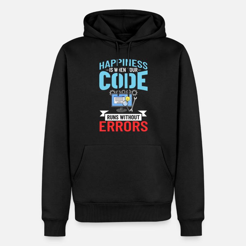 Software Entwicklung Softwareentwickler Entwickler - Männer Premium Bio Hoodie - Schwarz