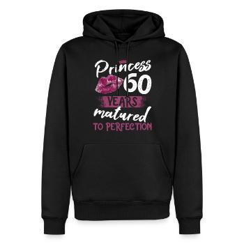 60 year old girl 60 bday Princess 60 birthday - Men’s Premium Organic Hoodie - black - Front - Nico (187cm)