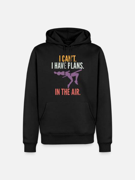 Stabhochspringer Für Stabspringen - Männer Premium Bio Hoodie - Schwarz