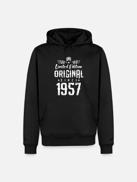 1957 limited edition - Männer Premium Bio Hoodie - Schwarz