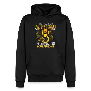 Sousaphon Geschenk Orchester Big Band Sousaphon - Männer Premium Bio Hoodie - Schwarz - Vorne - Nico (187cm)