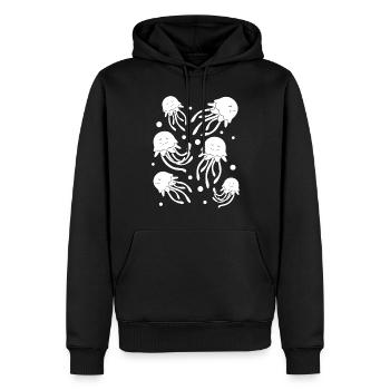 Quallen Aquarium Quallen Quallen Quallen - Männer Premium Bio Hoodie - Schwarz - Vorne - Nico (187cm)