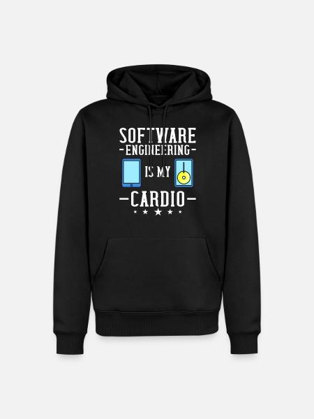 Software Engineering Software Engineering Engineer - Men’s Premium Organic Hoodie - black