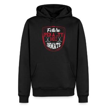 Eishockey Strafbank Penalty Box Eishockeyspieler - Männer Premium Bio Hoodie - Schwarz - Vorne - Nico (187cm)