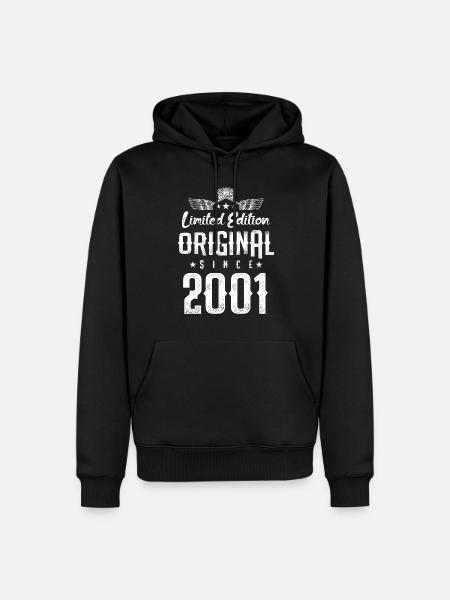 2001 limited edition - Men’s Premium Organic Hoodie - black