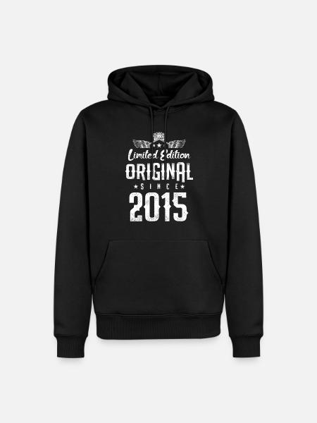 Édition limitée 2015 - Sweat à capuche Premium bio Homme - noir