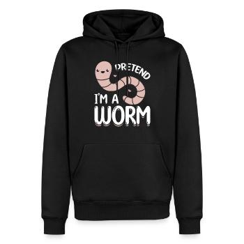 Worm Farm Nice worm composting worm lovers so - Men’s Premium Organic Hoodie - black - Front - Nico (187cm)