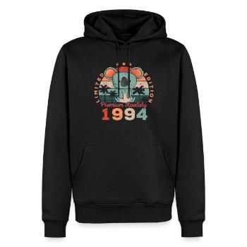 Année de naissance 1994 Anniversaire Koala Koala Bear - Sweat à capuche Premium bio Homme - noir - Devant - Nico (187cm)