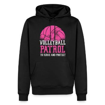 Volleyball Player Team Volleyball - Männer Premium Bio Hoodie - Schwarz - Vorne - Nico (187cm)