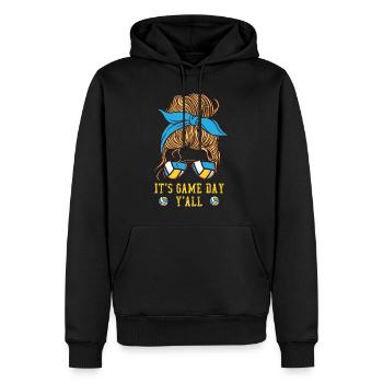 Volleyball Player Team Girl - Männer Premium Bio Hoodie - Schwarz - Vorne - Nico (187cm)