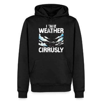 Meteorologist Weather Forecast - Männer Premium Bio Hoodie - Schwarz - Vorne - Nico (187cm)