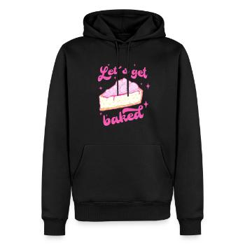 Cuisson de gâteaux Baker Design n Amateurs de desserts - Sweat à capuche Premium bio Homme - noir - Devant - Nico (187cm)