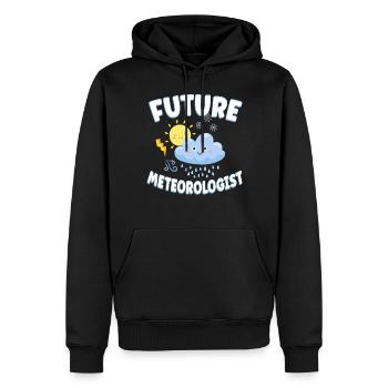 Meteorologist Weather Forecast - Men’s Premium Organic Hoodie - black - Front - Nico (187cm)