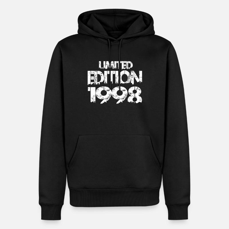 Édition limitée 1998 - Sweat à capuche Premium bio Homme - noir