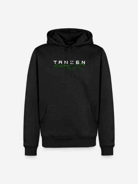 Techno Tanzen - Männer Premium Bio Hoodie - Schwarz