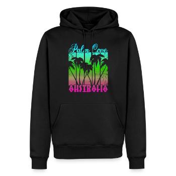 Palm Cove Australia - Männer Premium Bio Hoodie - Schwarz - Vorne - Nico (187cm)