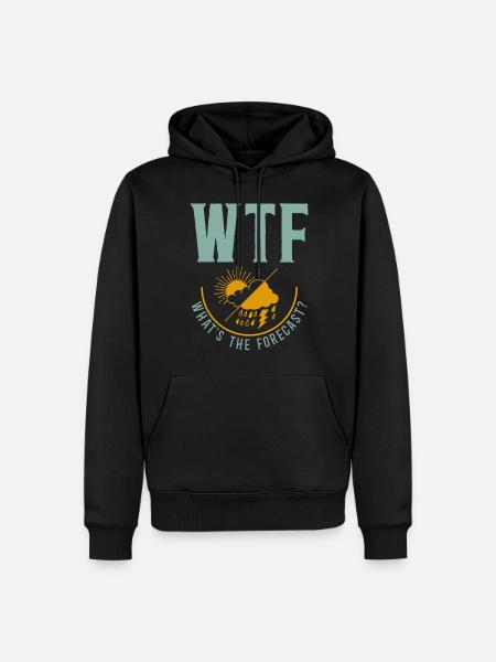 Meteorologist Weather Forecast - Men’s Premium Organic Hoodie - black