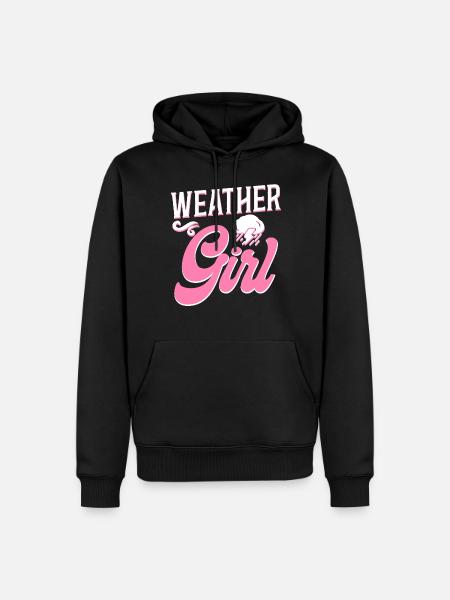 Meteorologist Weather Forecast - Men’s Premium Organic Hoodie - black