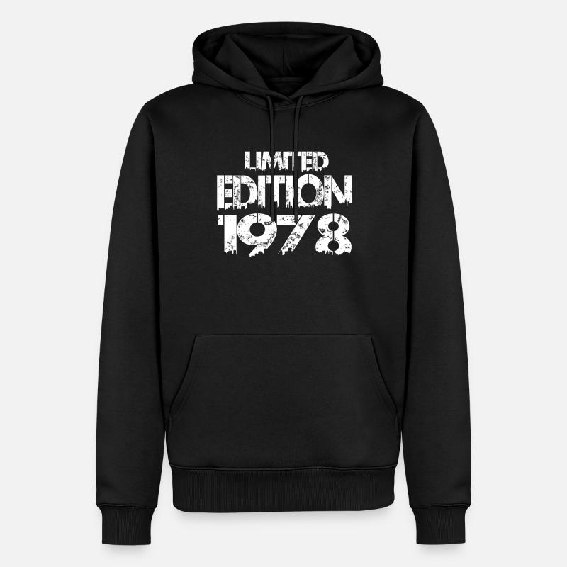 Édition limitée 1978 - Sweat à capuche Premium bio Homme - noir