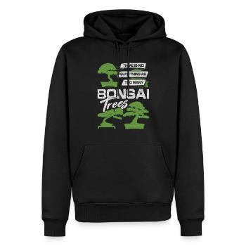 Bonsai Baum Pflanze Hobby Gärtner Geschenk - Männer Premium Bio Hoodie - Schwarz - Vorne - Nico (187cm)