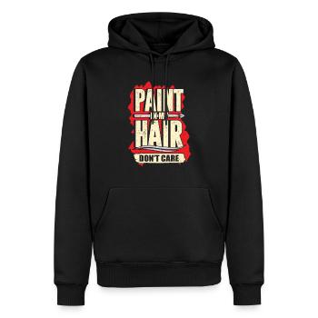 Professeurs d’arts visuels Dessin Artiste Cadeau - Sweat à capuche Premium bio Homme - noir - Devant - Nico (187cm)