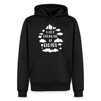 Meteorologist Weather Forecast - Men’s Premium Organic Hoodie - black - Front - Nico (187cm)