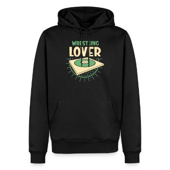 Ringen Liebhaber Ringkampf Wrestler Ringer - Männer Premium Bio Hoodie - Schwarz - Vorne - Nico (187cm)