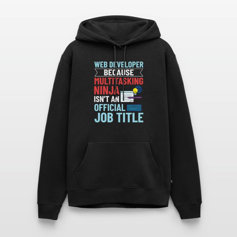 Web Development Web Developer Developer Manager Men’s Premium Organic Hoodie