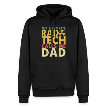 Radiology Xray Rad Tech Pharmacy Tech Phlebotomist - Men’s Premium Organic Hoodie - black - Front - Nico (187cm)