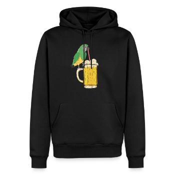 Papagei Bier Papagei Vogelliebhaber Lustiger - Männer Premium Bio Hoodie - Schwarz - Vorne - Nico (187cm)